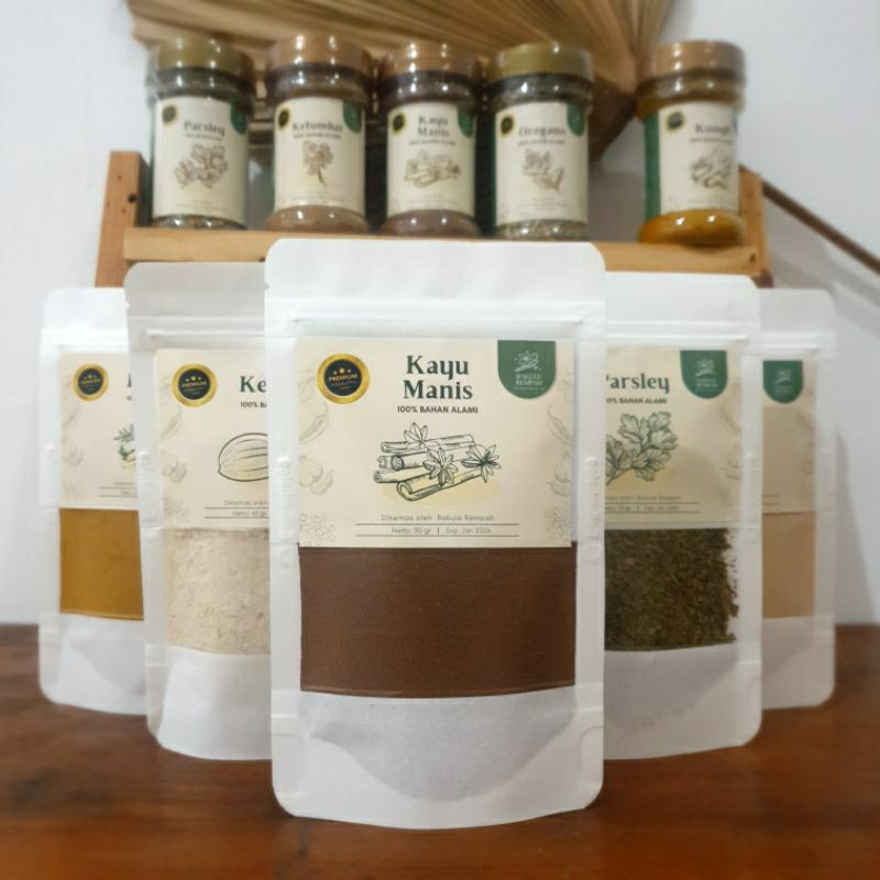 

Bumbu Dapur Bubuk Bumbu Masak KAYU MANIS BUBUK Lada Hitam Murni Alami Organik Halal Oregano Kemiri Ketumbar Kayu Manis
