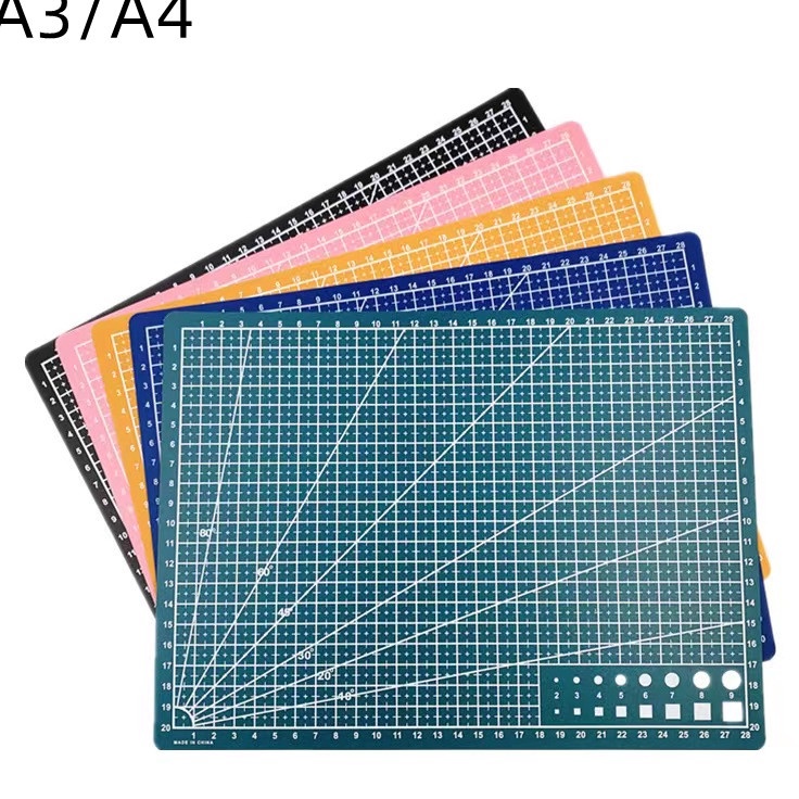 

KODE PRODUK BZFO76 A3A4 Cutting MatPVC Cutting Mat Cutting Mat Dua Sisi Alat DIY Cutting Board