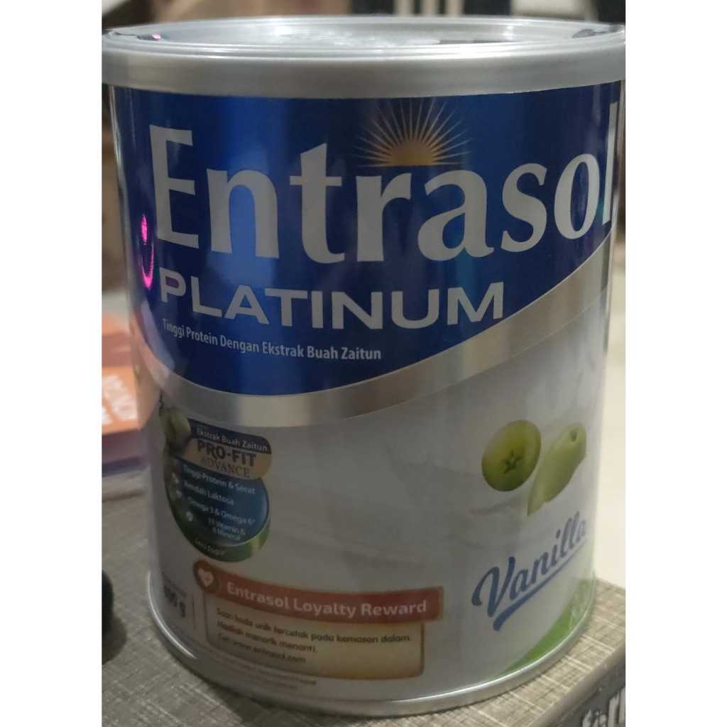 

ENTRASOL PLATINUM SUSU TINGGI KALSIUM UNTUK DEWASA DAN LANSIA 400GR - VANILLA