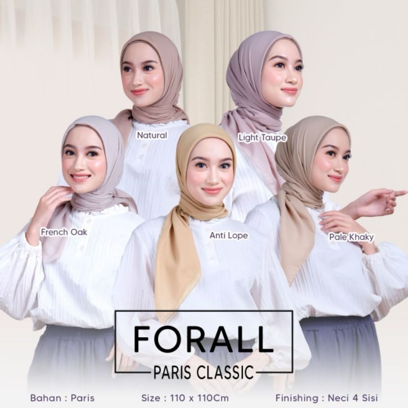 ( paris classic / paris jadul ) jilbab segiempat  paris premium  jahittepi/hijab segiempat paris pre
