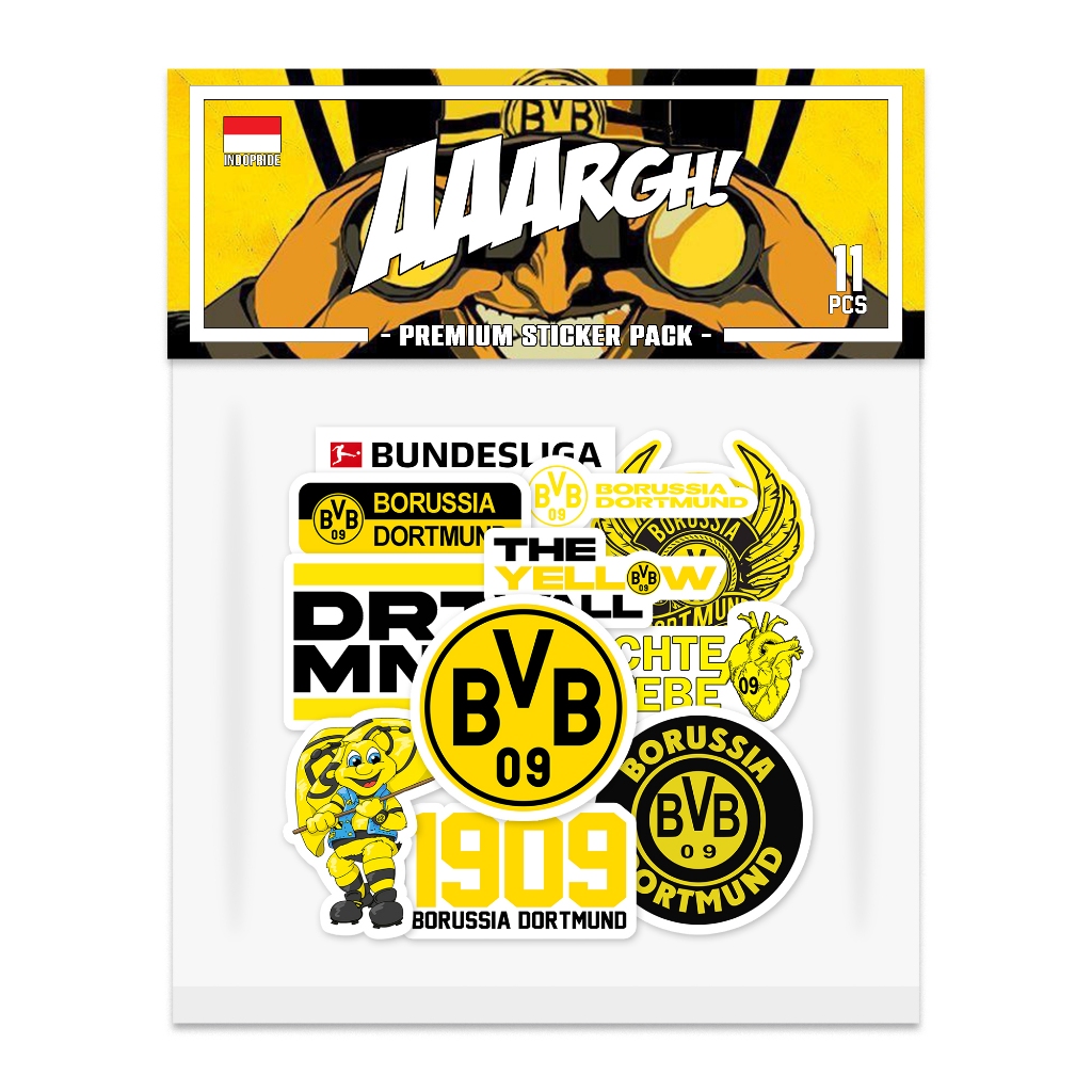 

11 Stiker BORUSSIA DORTMUND Sticker Pack