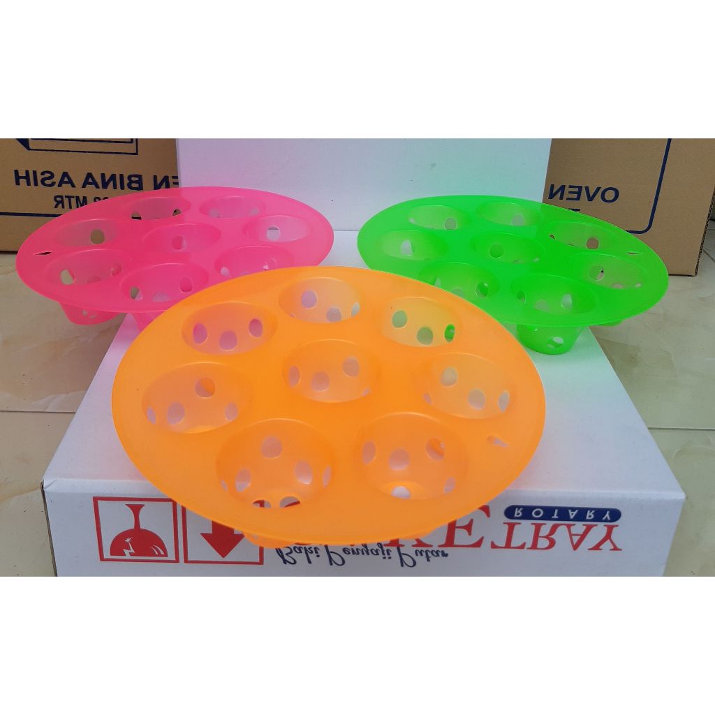 cetakan kue bolu kukus mekar bahan plastik isi 8 Lubang murah
