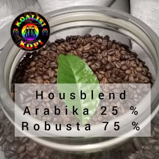 

Biji Kopi Bubuk 25%Arabika 75%Robusta, Es Kopi Susu, Espresso, Blend, Housblend, Roasted Bean Terlaris Terjangkau Termurah1Kg.