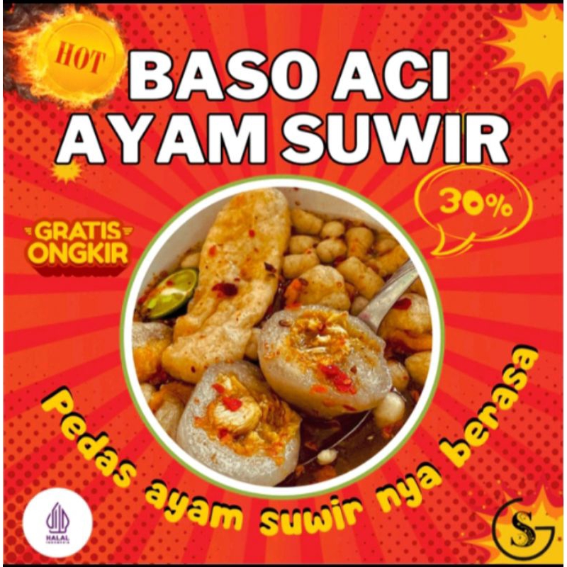 

Baso Aci Ayam Suwir Jumbo /Baso Aci Azizah