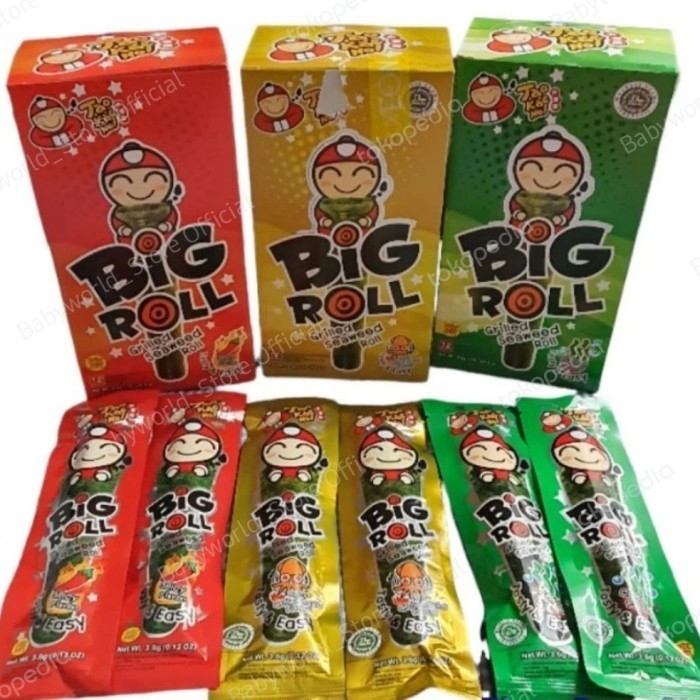 

Tao Kae Noi Big Roll Seaweed Classic Spicy Grilled Squid 12x3gr 36gr