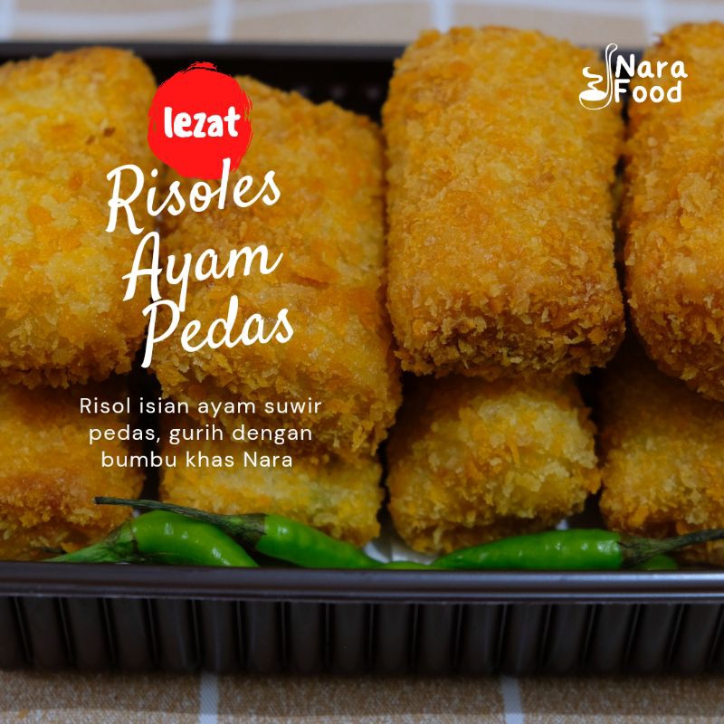 Risoles Ayam Suwir Pedas