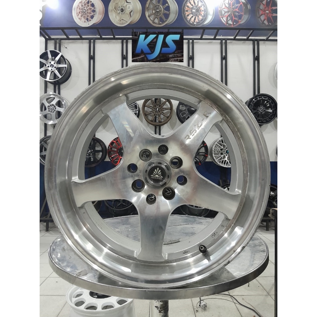 Velg Mobil Racing Celong Bekas R17 RSZR Pcd 4x100 4x114 Ring 17 Buat Xenia Livina Avanza Yaris Jazz 