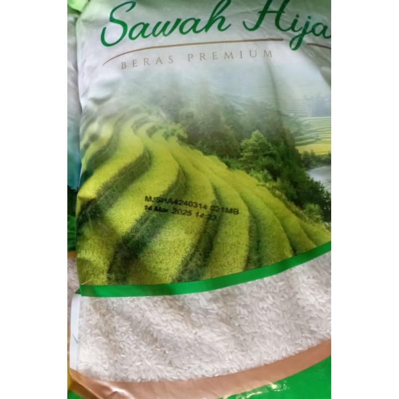 

BERAS SAWAH HIJAU 5KG PREMIUM