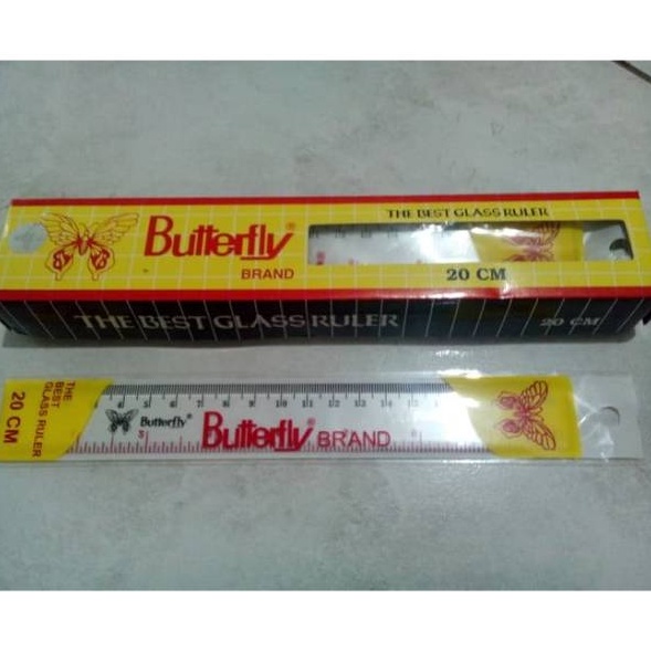 

Harga Ekonomis 1 lusin penggaris 2 cm butterfly