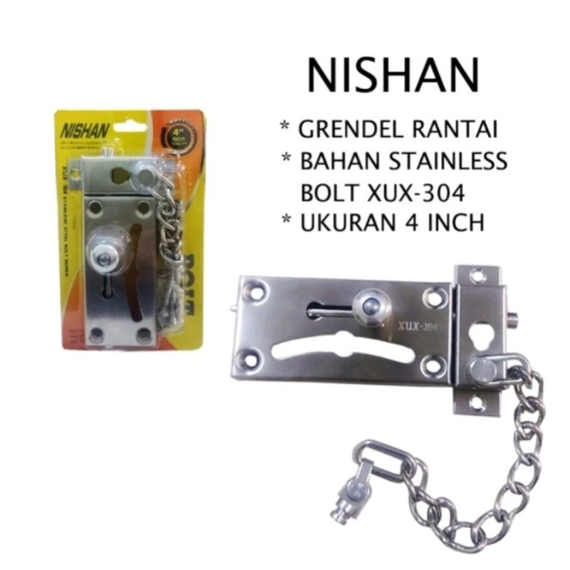 GRENDEL RANTAI PUTIH - SELOT RANTAI - GRENDEL RANTAI BAGUS MURAH