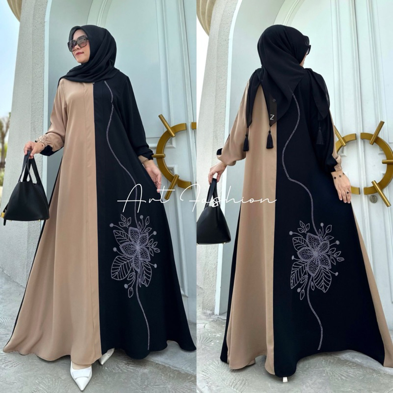 GAMIS WANITA ADHA SERIES ART FASHION