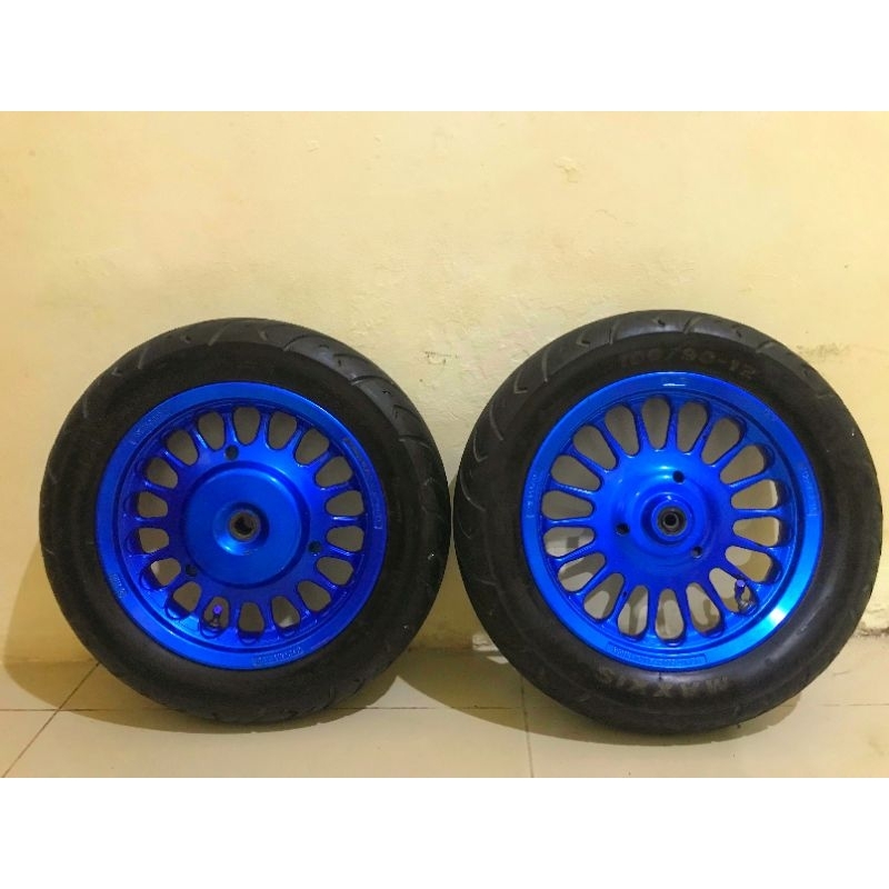 Velg VND Ring 12 Scoopy Genio Blue Ultra Candy Second+Ban