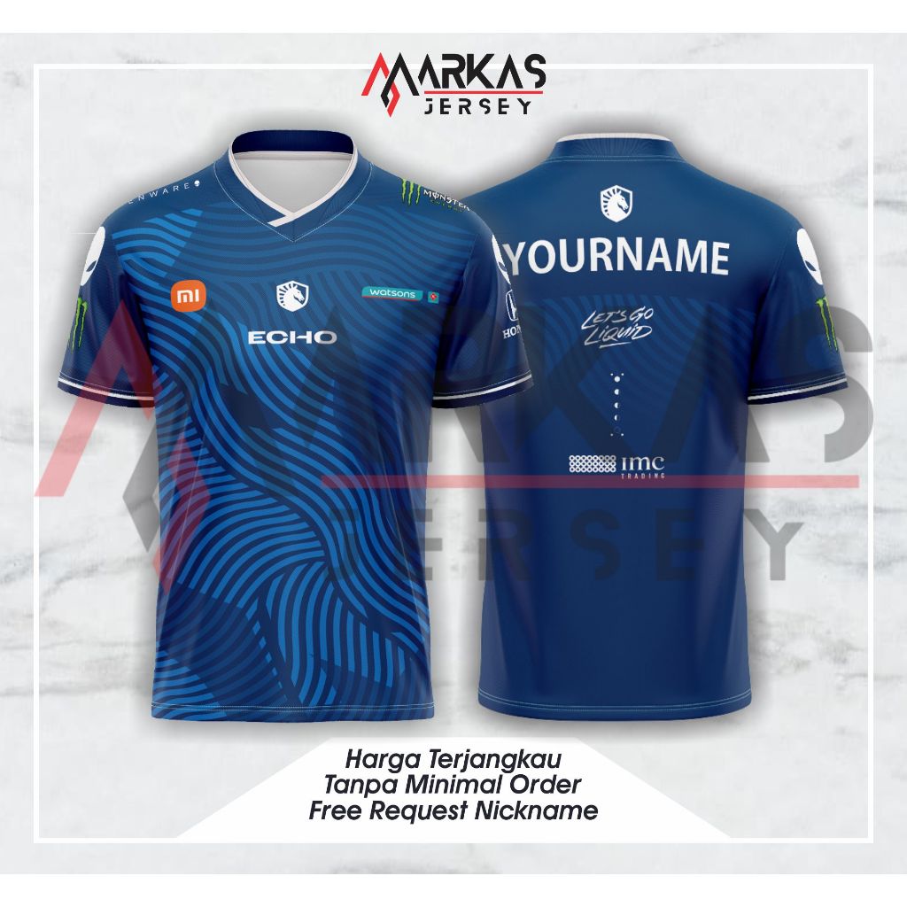 JERSEY BAJU KAOS LIQUID ECHO ESPORTS FILIPINA NEW 2024 MPL PH SEASON 13 MOBILE LEGENDS AOV DOTA FULL