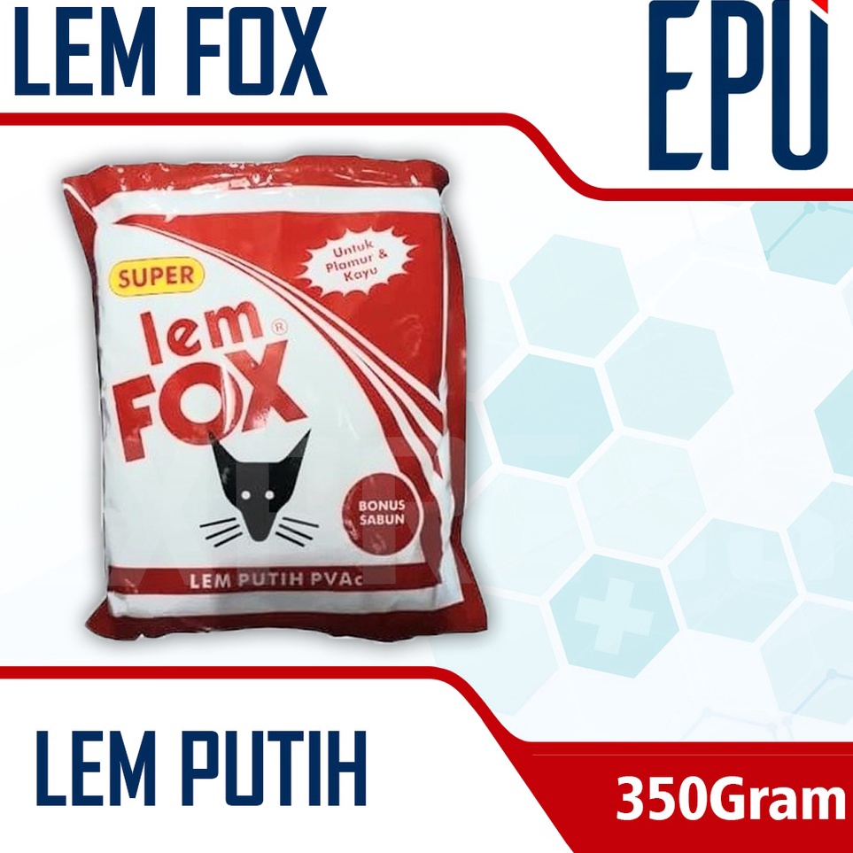 

Obral Hemat Lem Fox Merah 35GR Lem Putih Lem Kertas Lem Kayu Lem Slime Plamir