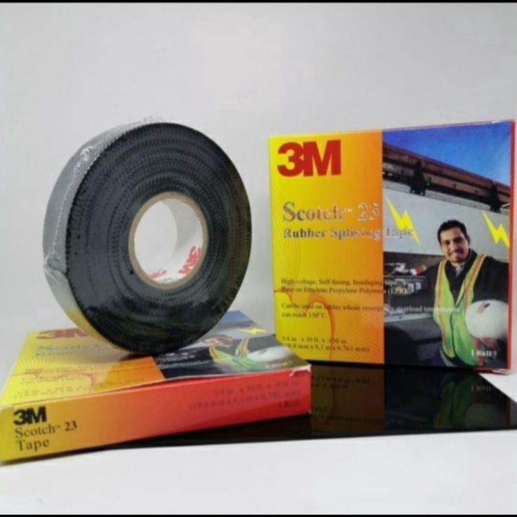 

Promo Laris 3M Isolasi Rubber Scotch 23 Splicing Tape