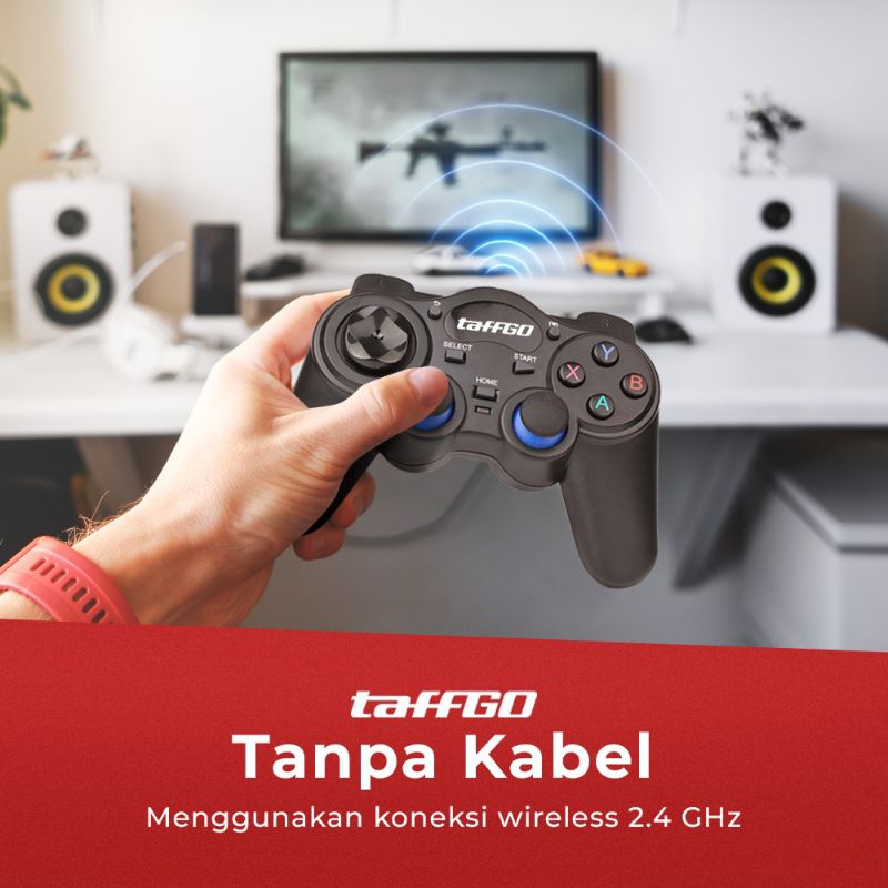 Gamepad Wireless 2.4 Ghz TaffGo Untuk Smart TV Box