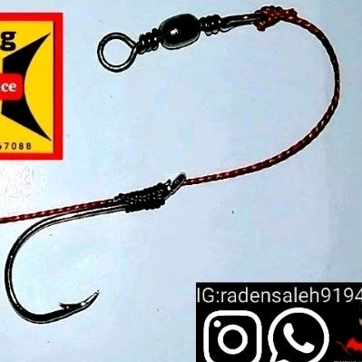 RANGKAIAN PANCING 2 KAIL ANTI SELIP IKAN NILA LELE BAWAL