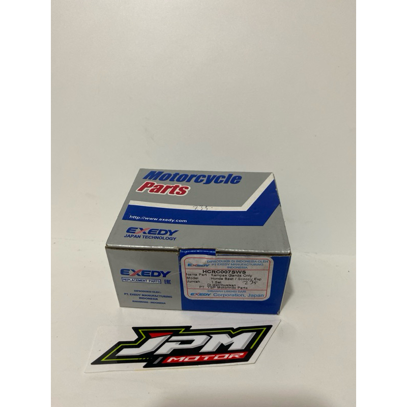 Kampas ganda exedy scoopy esp k16 genio beat deluxe vario110 stater halus beat street exedy