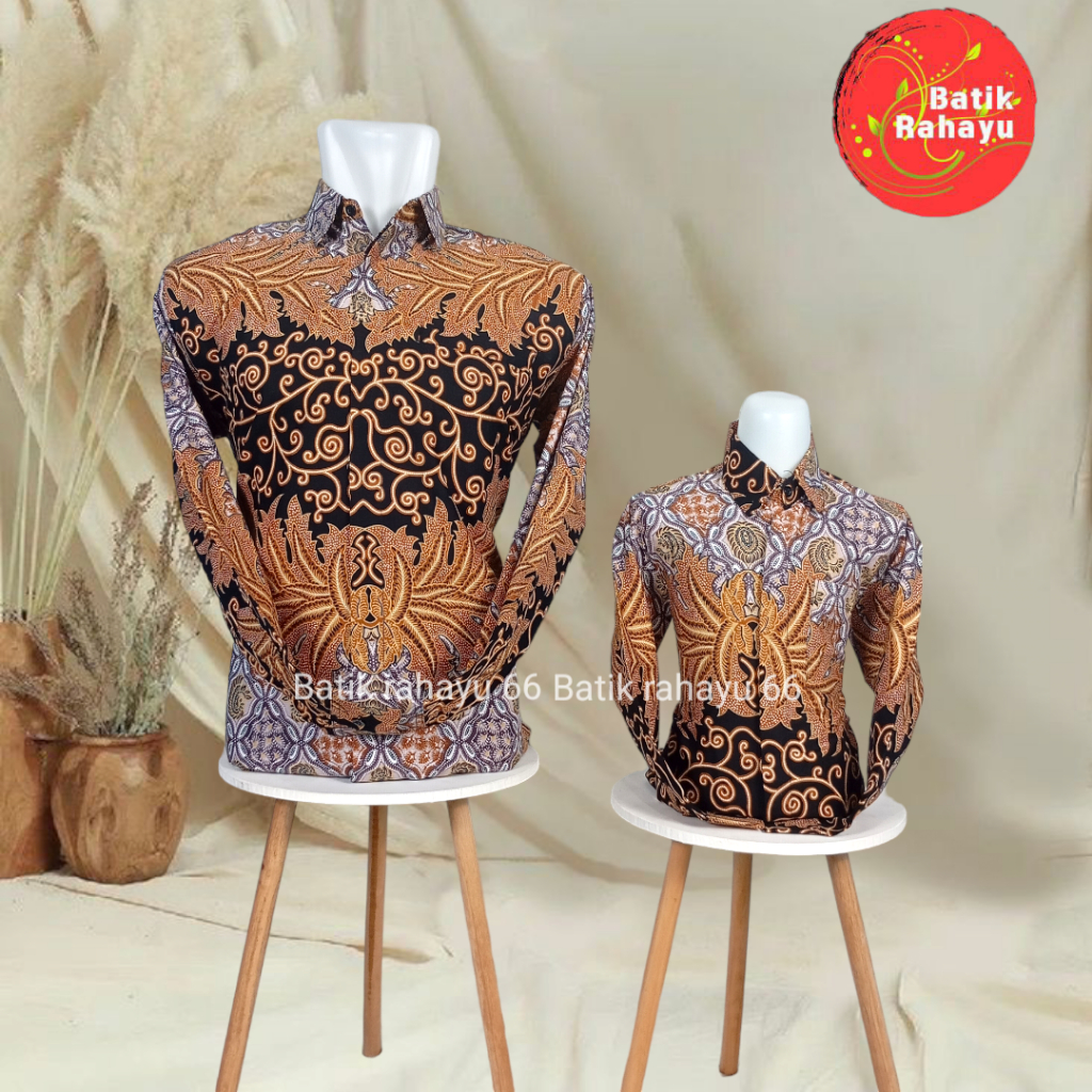 Couple kemeja batik ayah anak/ couple kemeja batik/couple batik ayah dan anak /couple kemeja batik l