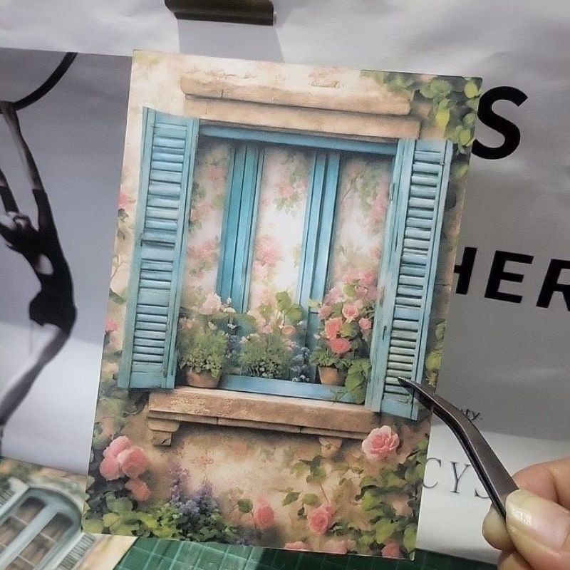 

Shutter cottage window 3 (BIGGEST) STICKERS