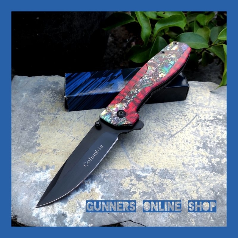 Pisau Lipat mini survival outdoor columbia P1221
