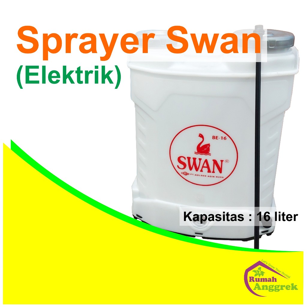 Sprayer Swan Pompa Elektrik BE-16 16 Liter semprotan hama tekanan listrik batrai serbaguna taman bun