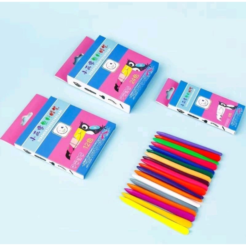 

HIGH QUALITY CRAYON TRIANGULAR NON TOXIC CRAYON TRIANGLE PLASTIK ANTI AIR