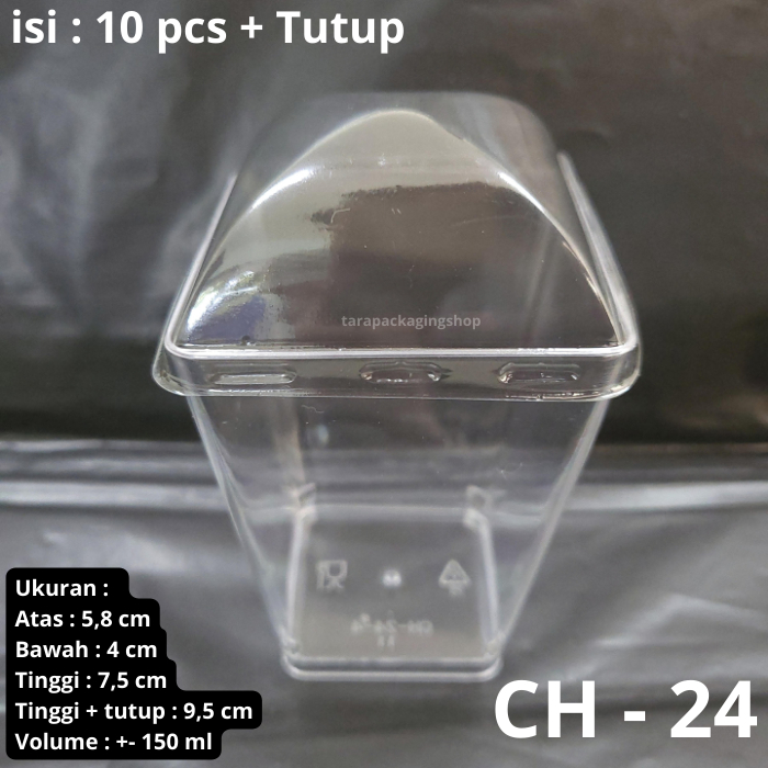 RB Gelas Puding Cup Serbaguna 90-200ml - Jelly Cup & Tutup (CH 7575, CH 40, CH 41, CH 24, CH 85)