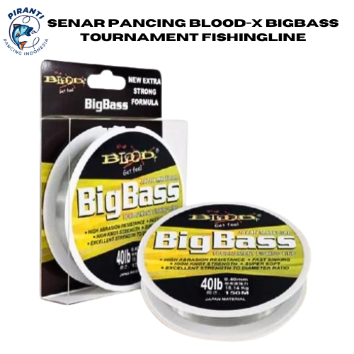 Senar Pancing Blood-X Bigbass Tournament Fishingline