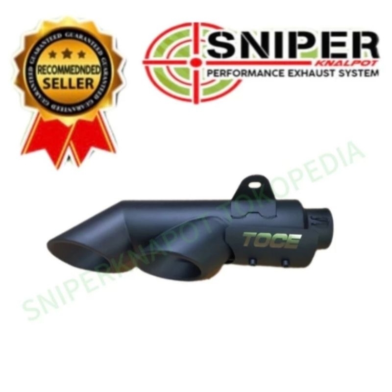 Knalpot Motor TOCE for Motor Ninja 250FI Karbu, MT25, R25,  CBR250RR, Mono tinggal pasang PNP
