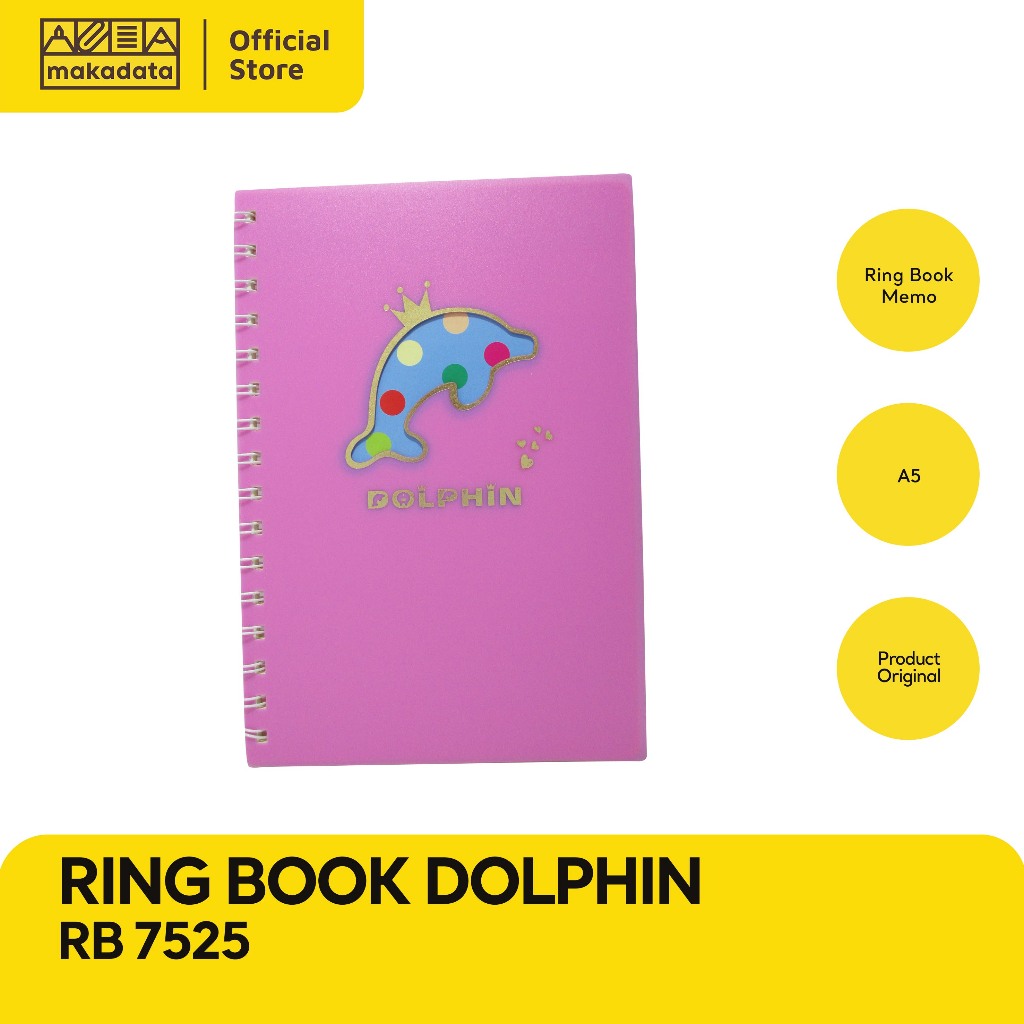 

RING BOOK A5 7525 DOLPHIN MURAH
