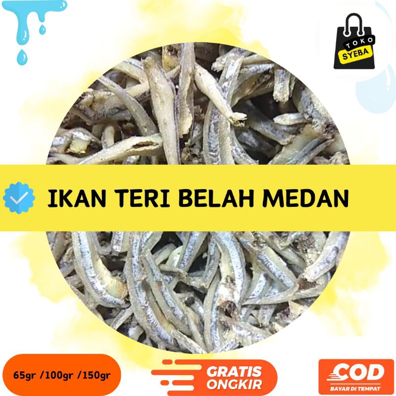 

Ikan Asin Medan - 100gram Teri Belah Jengki