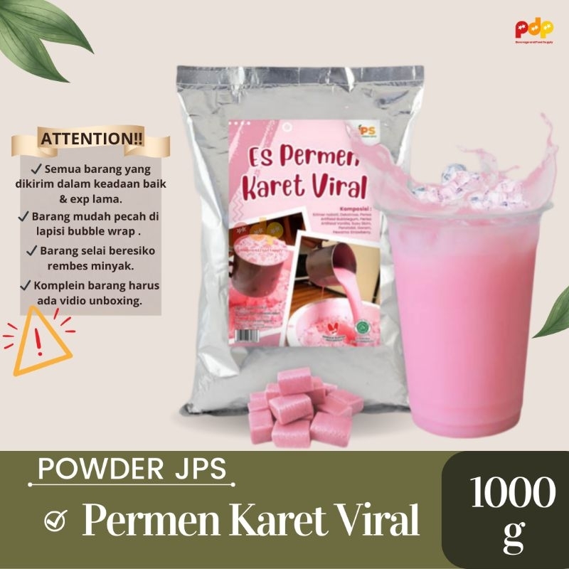

JPS Powder Es Permen Karet Viral 1kg