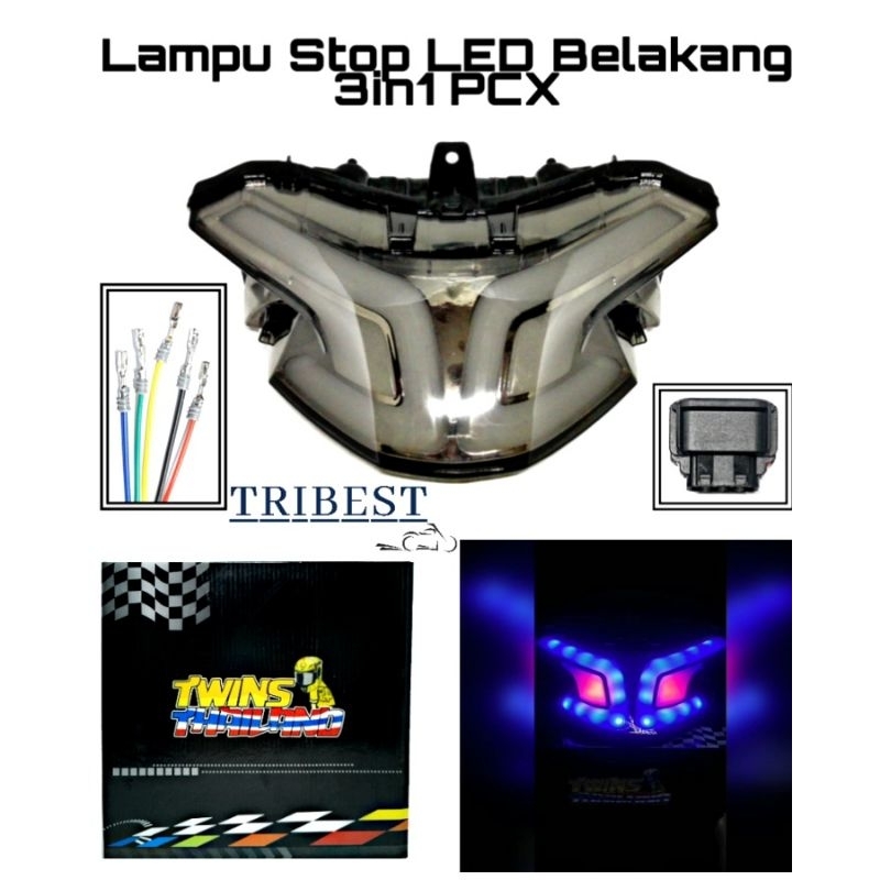 Lampu Stop Pcx 150 Lokal Led / Stoplamp Pcx Lokal / Lampu Stop Lamp Pcx Led
