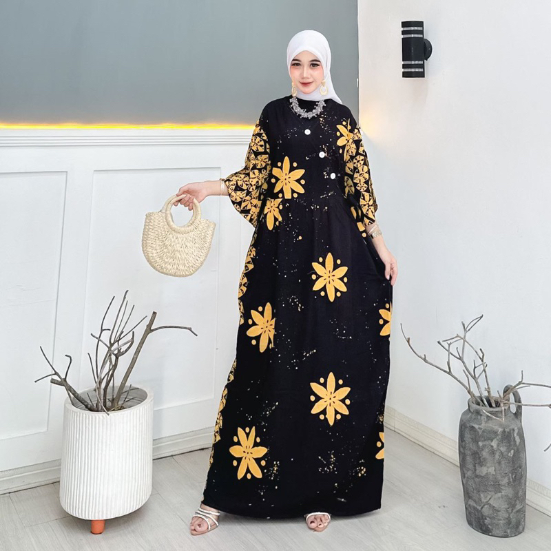 ✨ NEW GAMIS CAP MATERIAL RAYON HLUS DAN TEBAL TERBARU LD 116 cm