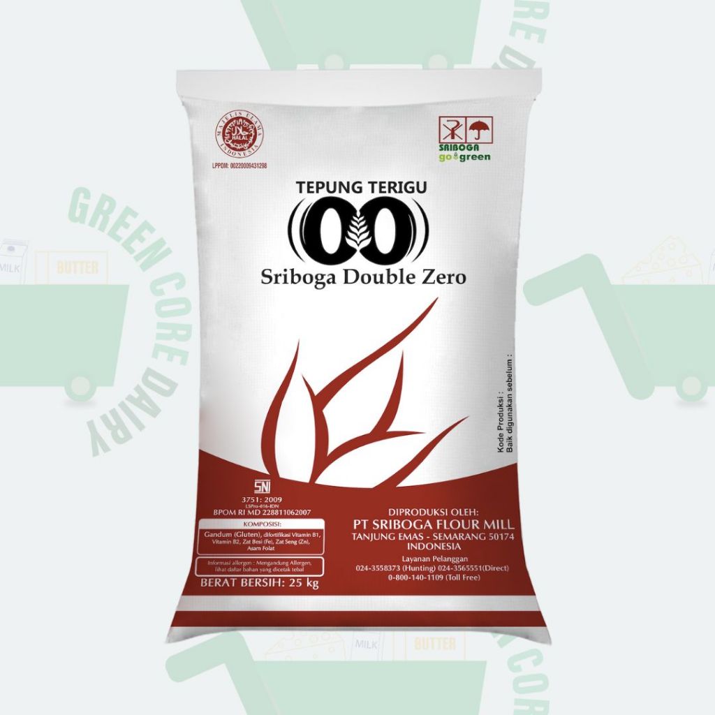 

TEPUNG SRIBOGA DOUBLE ZERO 25 KG