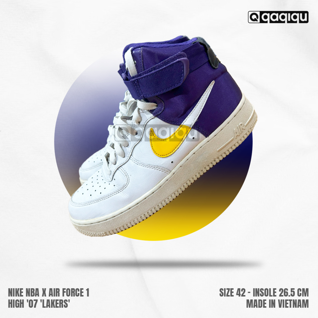 Nike NBA X Air Force 1 High 07 Lakers