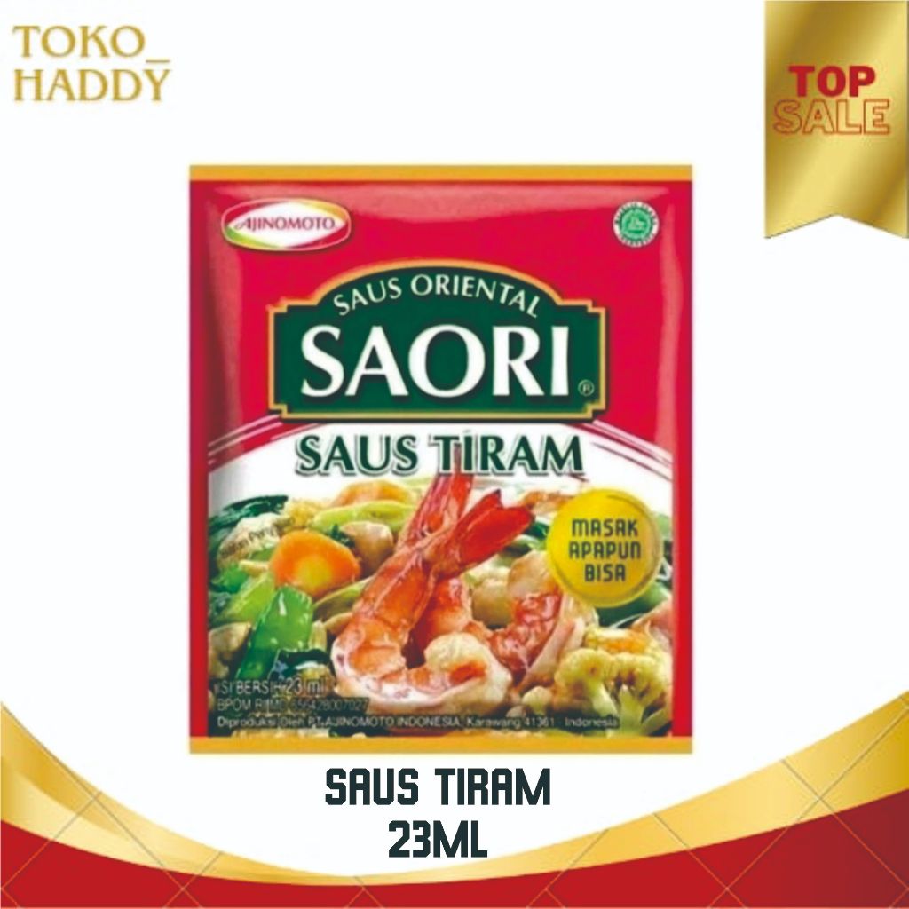 

SAORI SAUS TIRAM 23ML KEMASAN SACHET