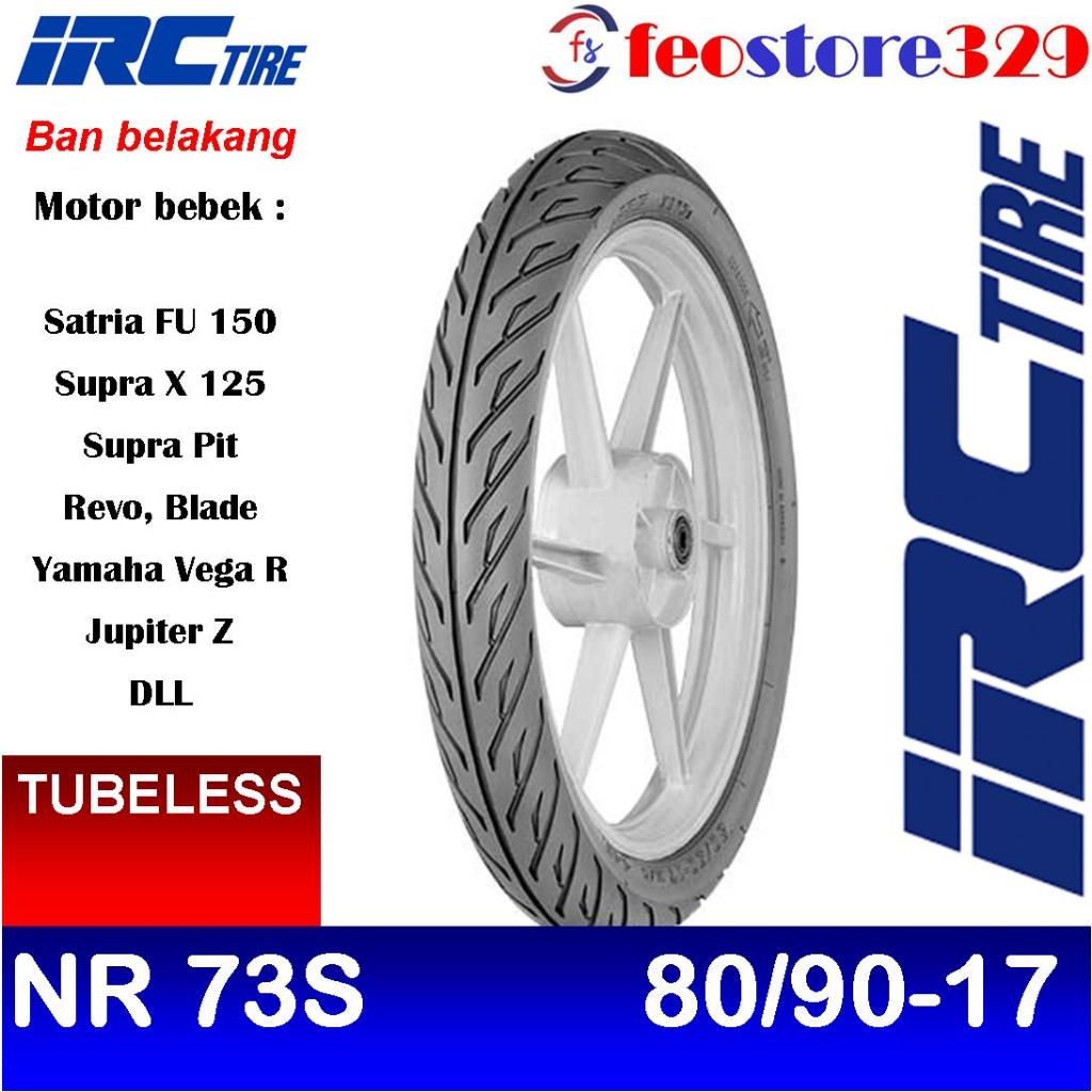 Ban Luar Tubeless IRC 80/90 Ring 17 Tubles Ban motor bebek supra x 125 supra vit revo suzuki satria 