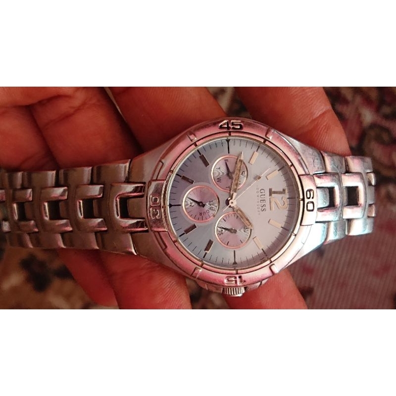 jam tangan pria original GUESS Waterpro