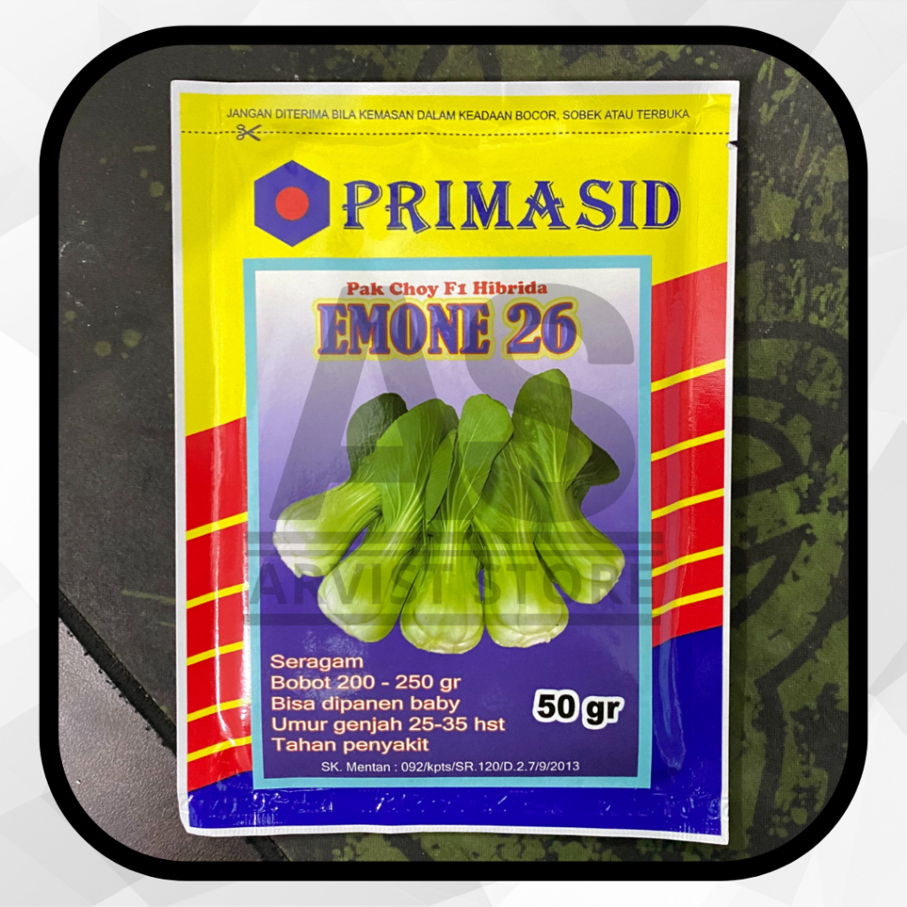 Benih Pakcoy F1 Hibrida EMONE 50 Gram Primasid