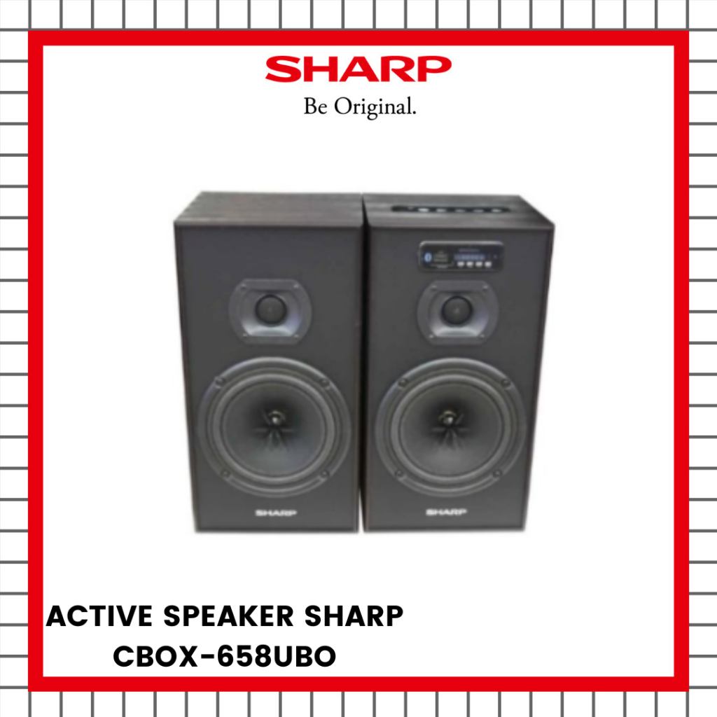 ACTIVE SPEAKER SHARP CBOX-658UBO / SPEAKER AKTIF SHARP