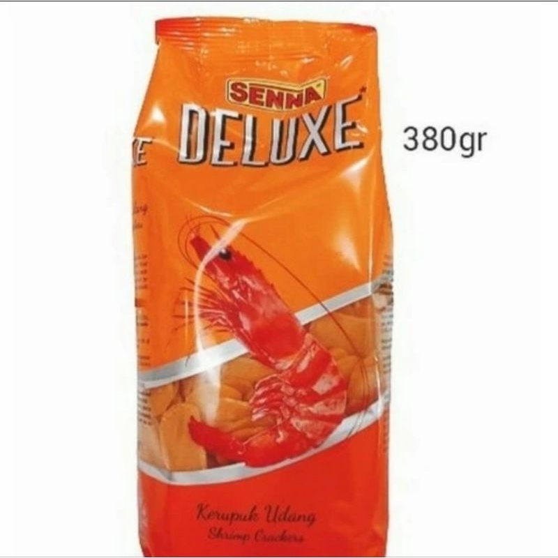 

Kerupuk Udang SENNA Deluxe Nusantara 380gr Shrimp Crackers bukan Finna