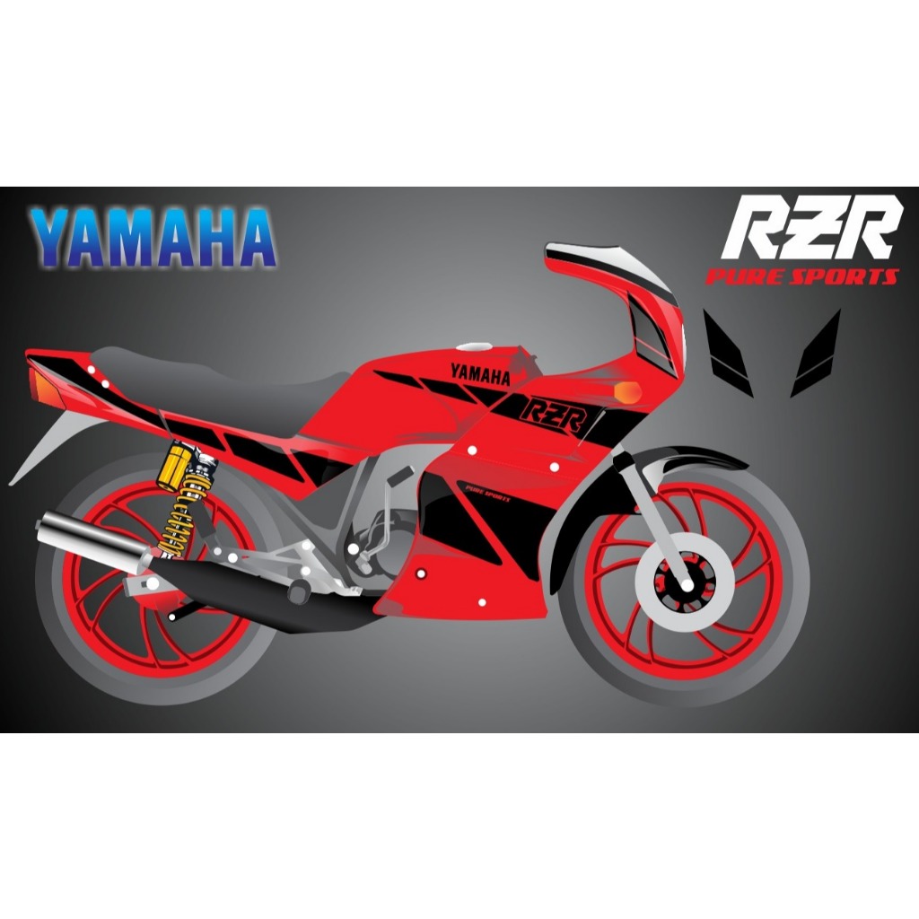 Sticker Custom YAMAHA RZR 135 Convert Full Colour