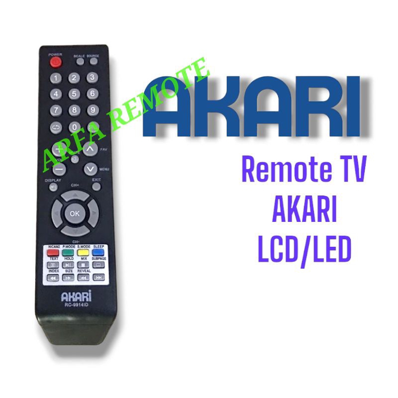 Remot Remote TV AKARI LED AKARI LCD