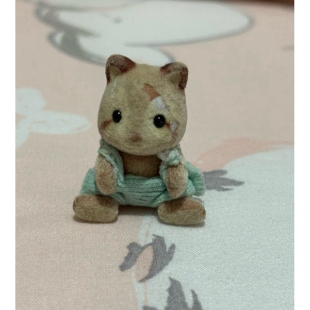 sylvanian families mulberry racoon baby (vintage)