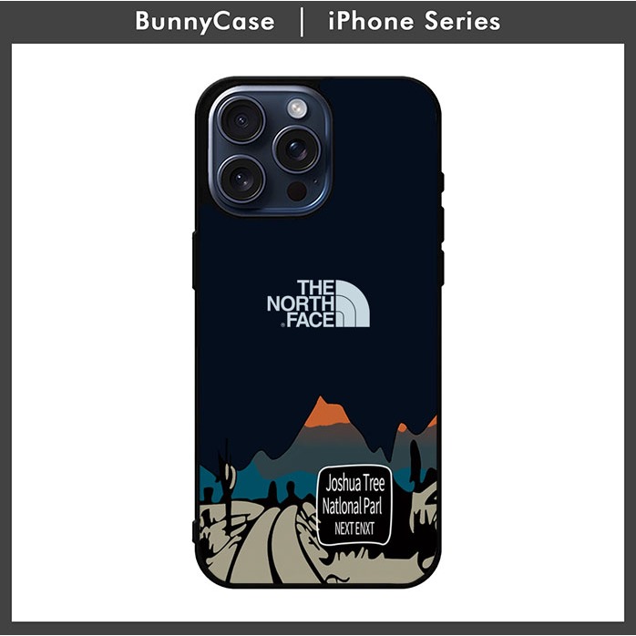 Case Casing iPhone 15 14 13 12 11 Pro Max Mini Plus iPhone X Xs Xr The North Face LZ0017