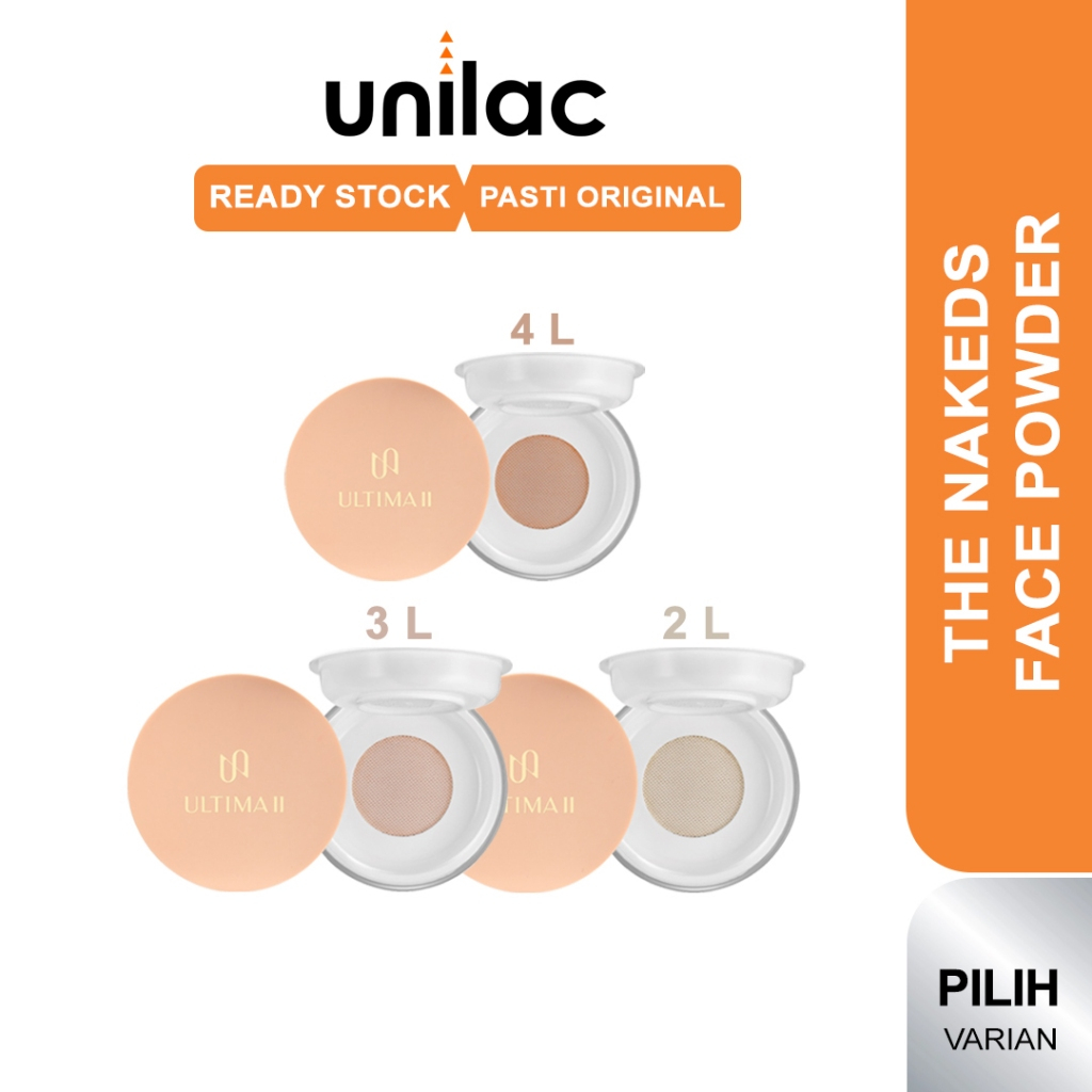 (Original) Bedak Tabur Ultima II The Nakeds Face Powder -  Loose Powder Ultima II | Setting Powder