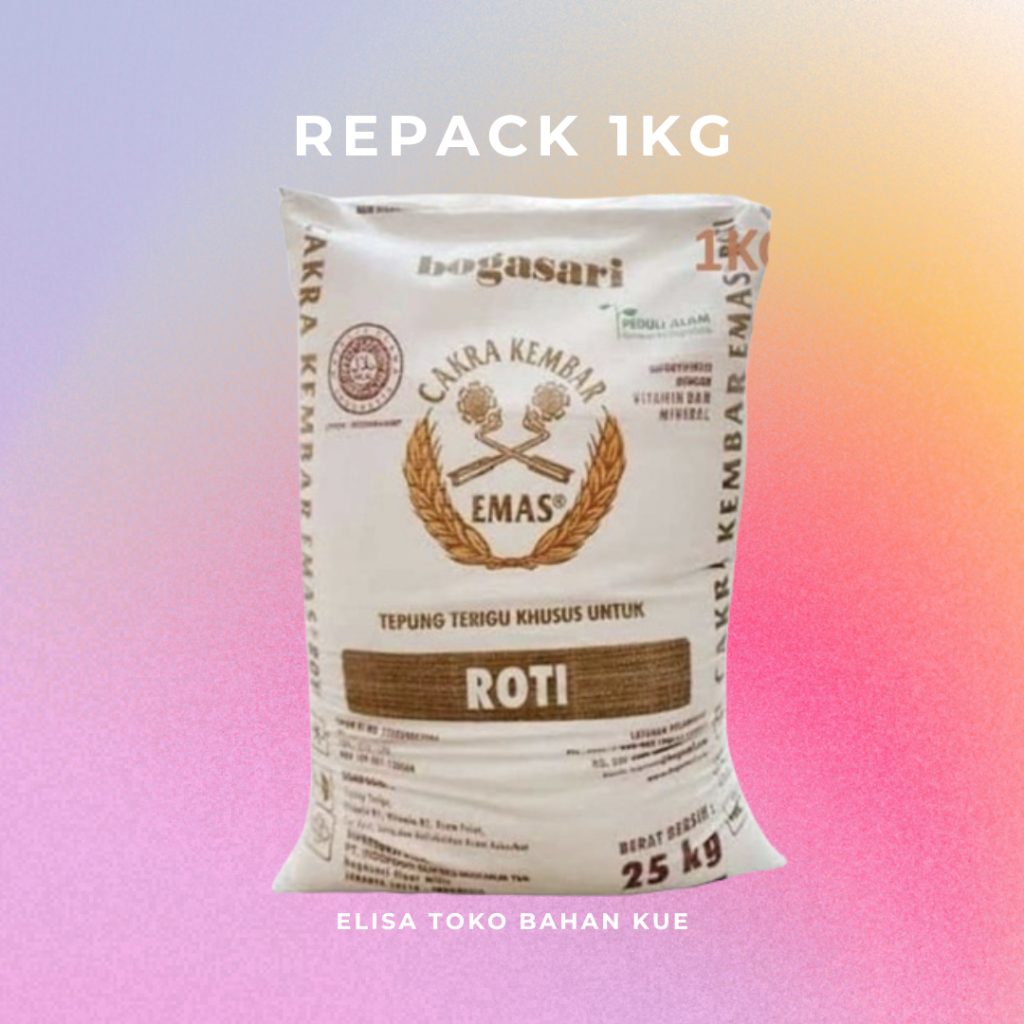 

Terigu Cakra Kembar Emas Repack 1Kg