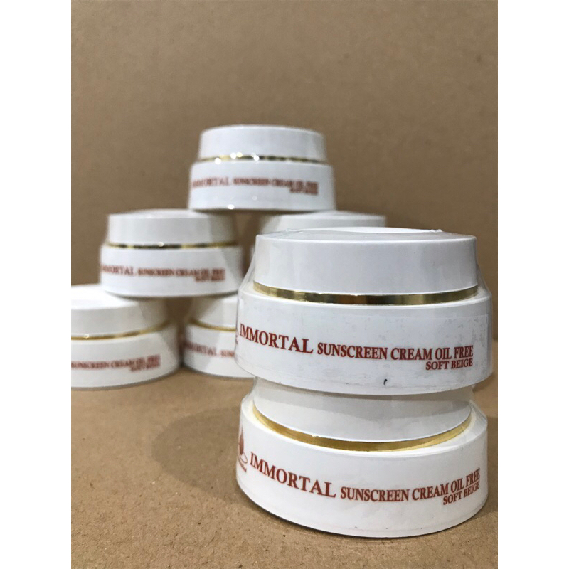 IMMORTAL Sunscreen Cream Oil Free Soft Beige
